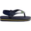 imageHavaianas Kids Brazil Logo Flip Flop SandalNavy Blue