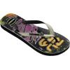 imageHavaianas Kids Buzz Lightyear Glow In The Dark Flip Flop Sandals BlackGreen Size 34 Youth