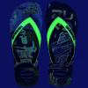 imageHavaianas Kids Buzz Lightyear Glow In The Dark Flip Flop Sandals BlackGreenSize 9 Children