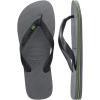 imageHavaianas Mens Brazil Flip Flop SandalSteel Grey