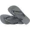 imageHavaianas Mens Brazil Flip Flop SandalSteel Grey