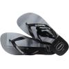 imageHavaianas Mens FlipFlopBlackBlackWhiteWhite