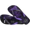 imageHavaianas Mens Top Marvel Black Panther Flip Flop Sandal Black Size 67 Mens