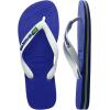 imageHavaianas UnisexChild Brazil Logo Flip Flop SandalMarine Blue