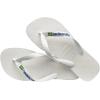imageHavaianas UnisexChild Brazil Logo Flip Flop SandalWhite