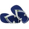 imageHavaianas UnisexChild Brazil Logo Sandal Steel Grey Flip FlopMarine Blue