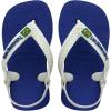 imageHavaianas UnisexChild Brazil Logo Sandal Steel Grey Flip FlopMarine Blue