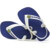 imageHavaianas UnisexChild Brazil Logo Sandal Steel Grey Flip FlopMarine Blue