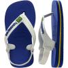 imageHavaianas UnisexChild Brazil Logo Sandal Steel Grey Flip FlopMarine Blue