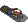 imageHavaianas UnisexChild Mario Bros Sandal WhiteBlack Flip FlopSteel GreyGrey