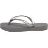 imageHavaianas UnisexChild Slim Flip Flop SandalGreySilver