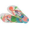 imageHavaianas Women Slim Style Mix Flip Flops  Spring and Summer Neon Sandals for Women  WhiteOrange Cyber 6