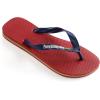 imageHavaianas Womens Brazil Logo Flip Flop SandalRed