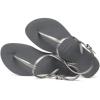 imageHavaianas Womens Flash Urban Flip Flop SandalGrey Steel Grey
