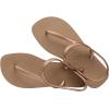 imageHavaianas Womens Flash Urban Flip Flop SandalRose Gold