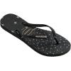 imageHavaianas Womens Flip Flop SandalBlackSilver