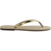 imageHavaianas Womens Flipflop FlipFlopBeigesand GreyLight Golden