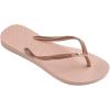 imageHavaianas Womens Slim Crystal Flip FlopsBallet Rose