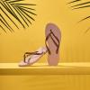 imageHavaianas Womens Slim Crystal Flip FlopsBallet Rose