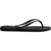 imageHavaianas Womens Slim Crystal Flip FlopsBlack