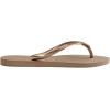 imageHavaianas Womens Slim Crystal Flip FlopsRose Gold