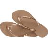 imageHavaianas Womens Slim Crystal Flip FlopsRose Gold