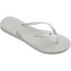 imageHavaianas Womens Slim Crystal Flip FlopsWhite