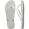 imageHavaianas Womens Slim Crystal Flip FlopsWhite