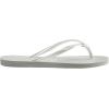 imageHavaianas Womens Slim Crystal Flip FlopsWhite