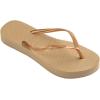 imageHavaianas Womens Slim Flatform Flip Flop SandalGolden