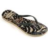 imageHavaianas Womens Slim Paisage Flip FlopGrey Green Olive