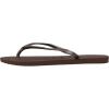 imageHavaianas Womens Slim Princesas Flip FlopBrown Dark Brown