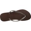 imageHavaianas Womens Slim Princesas Flip FlopBrown Dark Brown