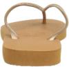 imageHavaianas Womens Slim Princesas Flip FlopBrowncopper 5205