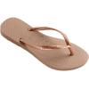 imageHavaianas Womens Slim Princesas Flip FlopPinkrose Gold