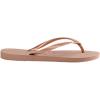 imageHavaianas Womens Slim Princesas Flip FlopPinkrose Gold