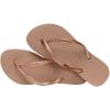 imageHavaianas Womens Slim Princesas Flip FlopPinkrose Gold