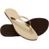 imageHavaianas Womens Slim Princesas Flip FlopSand GreyLight Gold
