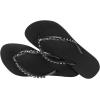 imageHavaianas Womens Slim Rock Mesh Sandal Rose Gold Flip FlopBlack