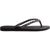 imageHavaianas Womens Slim Rock Mesh Sandal Rose Gold Flip FlopBlack