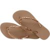 imageHavaianas Womens Slim Rock Mesh Sandal Rose Gold Flip FlopRose Gold