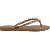 imageHavaianas Womens Slim Rock Mesh Sandal Rose Gold Flip FlopRose Gold
