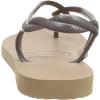 imageHavaianas Womens Slim Season Flip FlopBeige Beige Rose Gold 3581