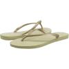 imageHavaianas Womens Slim Season Flip FlopBeigesand GreyLight Golden