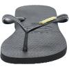 imageHavaianas Womens Slim Season Flip FlopBlack Gold