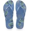 imageHavaianas Womens Slim Season Flip FlopBlue Metallic