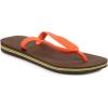 imageHavaianas Womens Slim Season Flip FlopDark BrownOrange