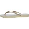 imageHavaianas Womens Slim Season Flip FlopGold SandgreyLightgolden 2719