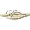 imageHavaianas Womens Slim Season Flip FlopGold SandgreyLightgolden 2719