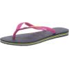 imageHavaianas Womens Slim Season Flip FlopMulticoloured Black